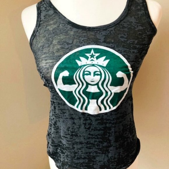 Mark Classic Tops - 🌟Starbucks Graphic Racer Tee🌟